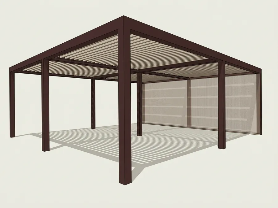 Configurație module în cruce