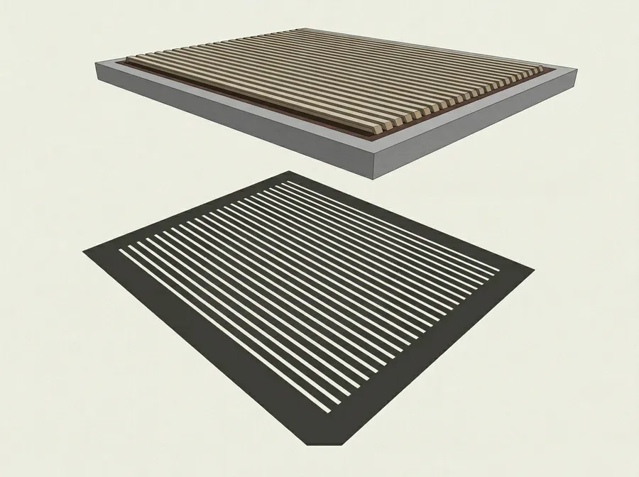 Configurație montaj în goluri existente