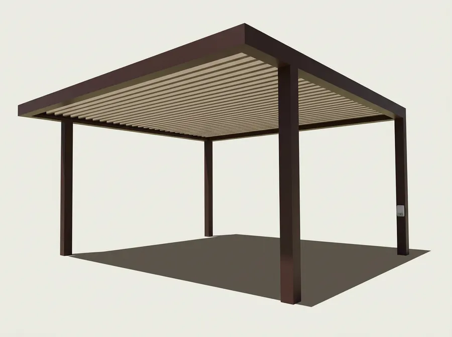 Configurație pergolă cu consolă